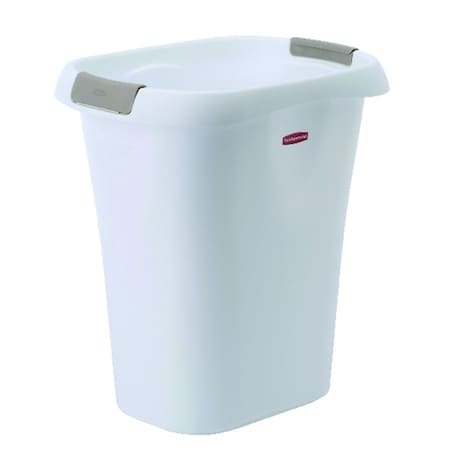 Rubbermaid Rubbermaid 5.25 gal White Polypropylene Open Top Wastebasket 5L61-00-WHT